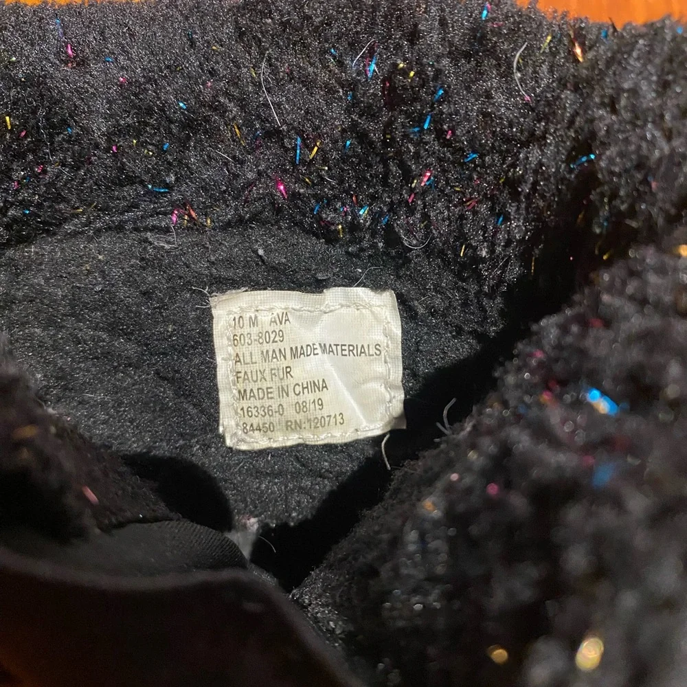 Black‎ Totes winter snow boots little girls size 10